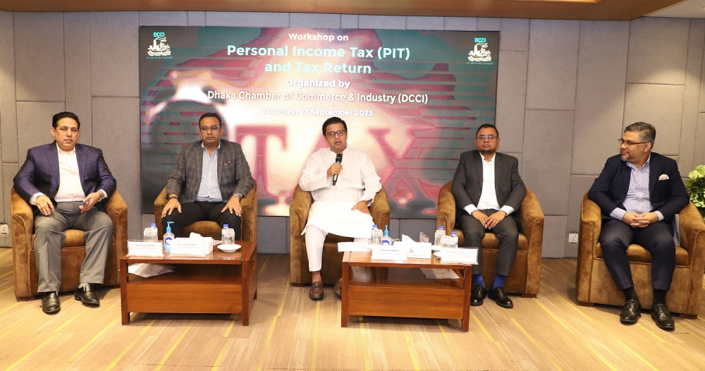Workshop on “Personal Income Tax and E-return” held at DCCI